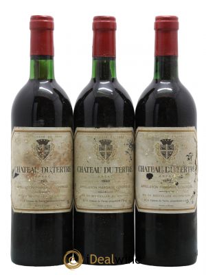 Château du Tertre 5ème Grand Cru Classé  1983 - Lot of 3 Bottles