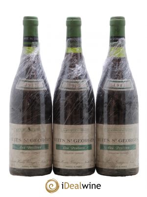 Nuits Saint-Georges 1er Cru Les Pruliers Henri Gouges  1987 - Lot of 3 Bottles