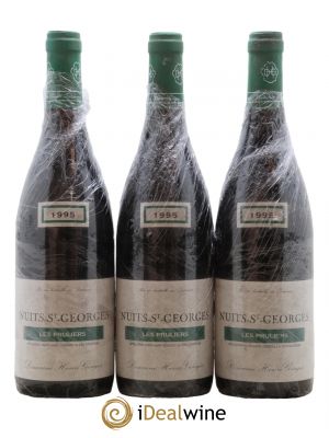 Nuits Saint-Georges 1er Cru Les Pruliers Henri Gouges  1995 - Lot of 3 Bottles