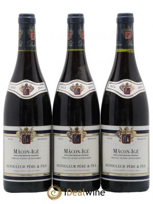 Mâcon Igé Vieilles Vignes Domaine Dufouleur Père et Fils 2014 - Lot de 3 Bottles