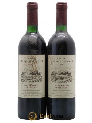 Château Tertre Roteboeuf  1989 - Lot of 2 Bottles
