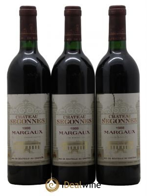 Château Segonnes 1988 - Lot de 3 Bottles