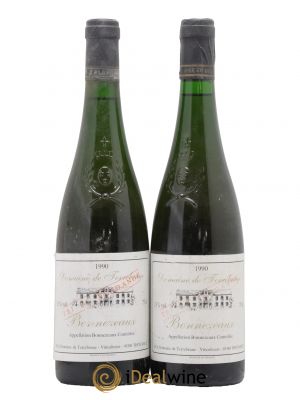 Bonnezeaux Tri De Vendanges Domaine De Terrebrune 1990 - Lot of 2 Bottles