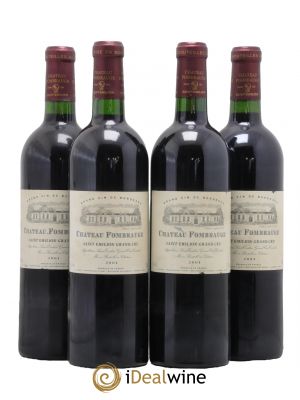 Château Fombrauge Grand Cru Classé 2001 - Lot de 4 Bottles