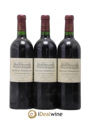 Château Fombrauge Grand Cru Classé 2001 - Lot de 3 Bottles