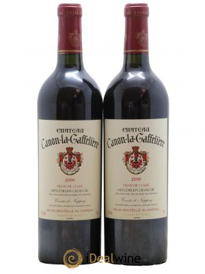 Château Canon la Gaffelière 1er Grand Cru Classé B 2000 - Lot de 2 Bottles