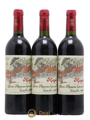 Rioja DOCa Castillo Ygay Reserva Especial Marqués de Murrieta 1989 - Lot de 3 Bottles