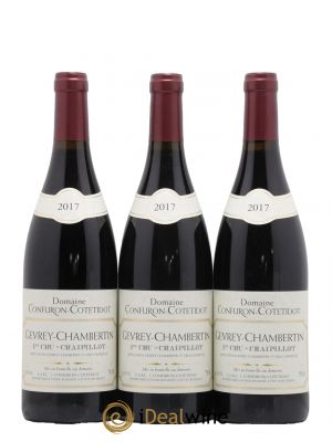 Gevrey-Chambertin 1er Cru Craipillot Confuron-Cotetidot  2017 - Lot of 3 Bottles