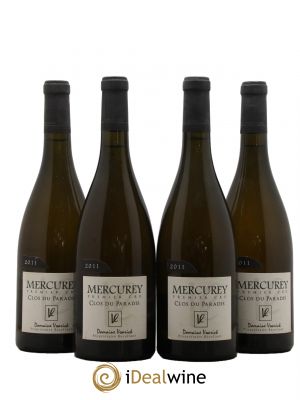 Mercurey 1er Cru Clos Du Paradis Domaine Voarick 2011 - Lot of 4 Bottles