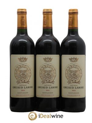Château Gruaud Larose 2ème Grand Cru Classé 2010 - Lot de 3 Bottiglie