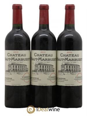 Château Haut Marbuzet 2010 - Lot de 3 Bottles