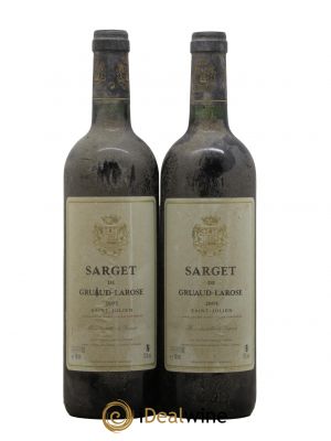 Sarget de Gruaud Larose Second Vin 2005 - Lot de 2 Bottles