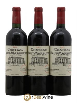 Château Haut Marbuzet  2011 - Lot of 3 Bottles