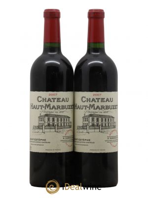 Château Haut Marbuzet 2007 - Lot de 2 Bottles