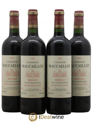 Château Maucaillou 2004 - Lot de 4 Bottiglie