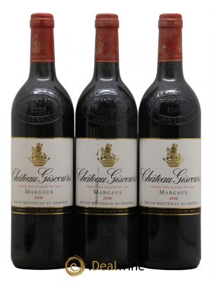Château Giscours 3ème Grand Cru Classé 2008 - Lot de 3 Bottles