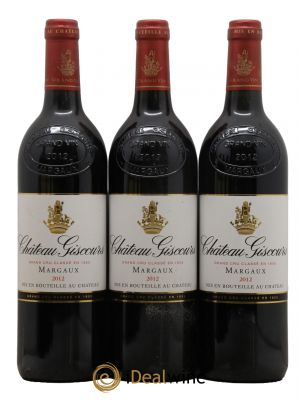 Château Giscours 3ème Grand Cru Classé  2012 - Lot of 3 Bottles