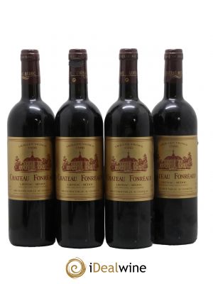 Château Fonréaud Cru Bourgeois Vieilles Vignes 1996 - Lotto di 4 Bottiglie