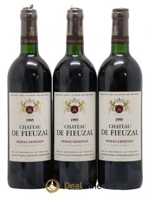 Château de Fieuzal Cru Classé de Graves 1995 - Lot de 3 Bottles