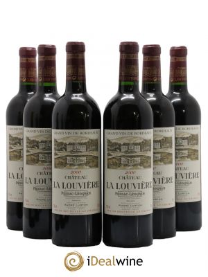 Château la Louvière  2000 - Lot of 6 Bottles
