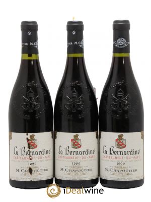 Châteauneuf-du-Pape La Bernardine Chapoutier 1999 - Lot de 3 Bottles