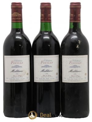 Château Fougas Maldoror  1996 - Lot of 3 Bottles