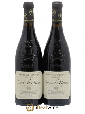 Châteauneuf-du-Pape Secret De Pignan La Bastide Saint Dominique Vieilles Vignes 2005 - Lot de 2 Bottles