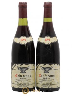 Echezeaux Grand Cru Domaine Julien Gérard 1994 - Lot of 2 Bottles