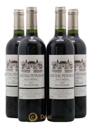 Château Peyrabon Cru Bourgeois  2007 - Lot of 4 Bottles