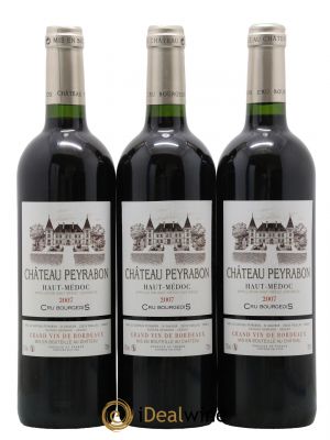 Château Peyrabon Cru Bourgeois  2007 - Lotto di 3 Bottiglie
