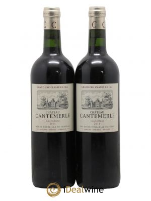 Château Cantemerle 5ème Grand Cru Classé  2011 - Lot of 2 Bottles