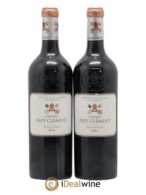 Château Pape Clément Cru Classé de Graves  2014 - Lot of 2 Bottles