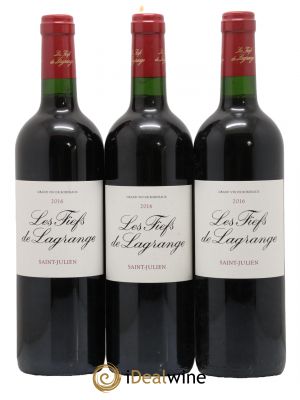 Les Fiefs de Lagrange Second Vin  2016 - Lot of 3 Bottles