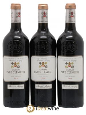 Château Pape Clément Cru Classé de Graves  2016 - Lotto di 3 Bottiglie