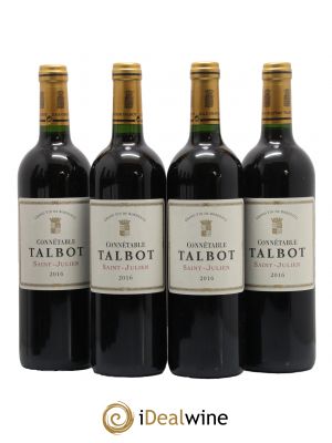 Connétable de Talbot Second vin 2016 - Lot de 4 Bouteilles