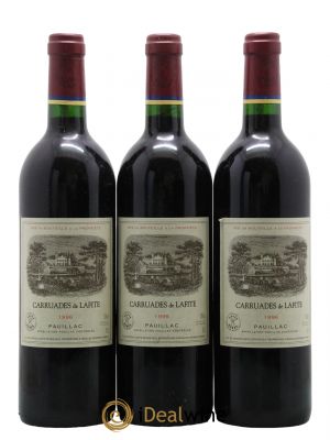 Carruades de Lafite Rothschild Second vin 1996 - Lot de 3 Flaschen