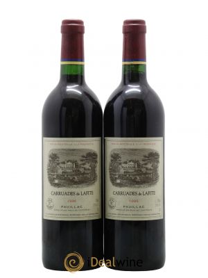 Carruades de Lafite Rothschild Second vin 1996 - Lot de 2 Bottles