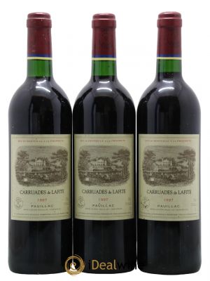 Carruades de Lafite Rothschild Second vin 1997 - Lot de 3 Bottiglie
