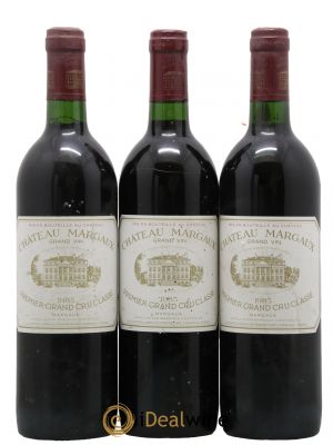 Château Margaux 1er Grand Cru Classé 1985 - Lot de 3 Bottles