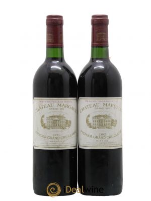 Château Margaux 1er Grand Cru Classé 1985 - Lot de 2 Bottles