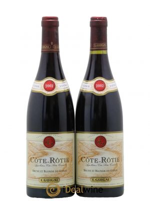 Côte-Rôtie Côtes Brune et Blonde Guigal 2002 - Lot de 2 Bouteilles