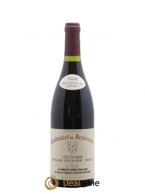 Côtes du Rhône Coudoulet de Beaucastel Famille Perrin  1998 - Lot of 1 Bottle