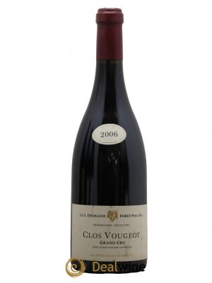 Clos de Vougeot Grand Cru Forey Père et Fils (Domaine) 2006 - Lot de 1 Bottle