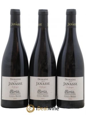 Côtes du Rhône La Janasse (Domaine de) Les Garrigues Aimé Sabon  2004 - Lot of 3 Bottles