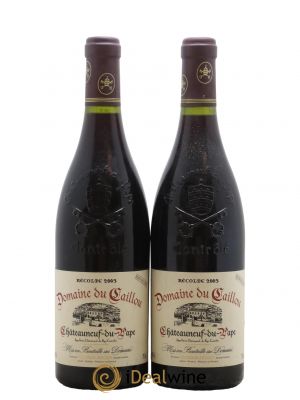 Châteauneuf-du-Pape Domaine Le Clos Du Caillou  2003 - Lot of 2 Bottles