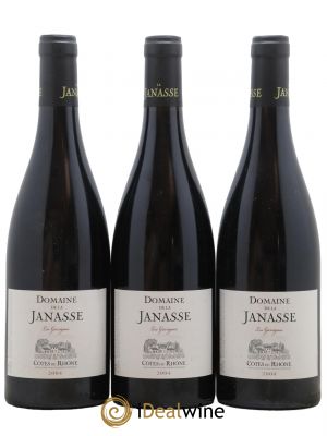 Côtes du Rhône La Janasse (Domaine de) Les Garrigues Aimé Sabon  2004 - Lot of 3 Bottles