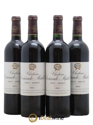 Château Sociando Mallet 2001 - Lot de 4 Bottles