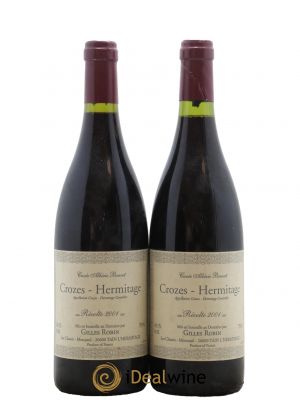 Crozes-Hermitage Cuvée Albéric Bouvet Domaine Gilles Robin 2001 - Lot of 2 Bottles