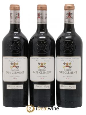 Château Pape Clément Cru Classé de Graves 2018 - Lot de 3 Bottles