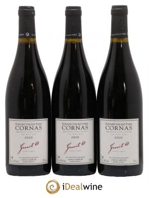 Cornas Granit 60 Vieilles Vignes Vincent Paris  2020 - Lot of 3 Bottles